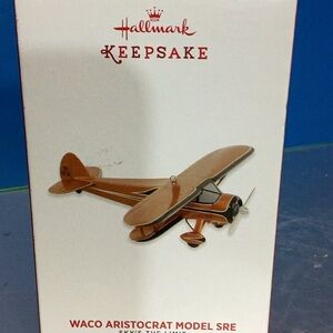 Hallmark 2015 WACO airplane Ornament
